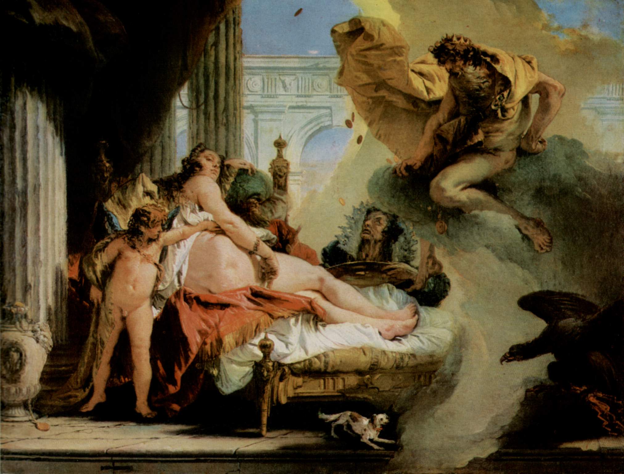 Jupiter And Danae by Giovanni Battista Tiepolo